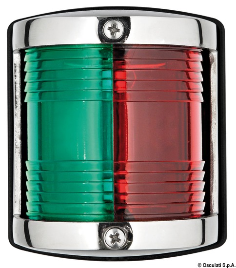 Fanale U85 inox rosso/verde